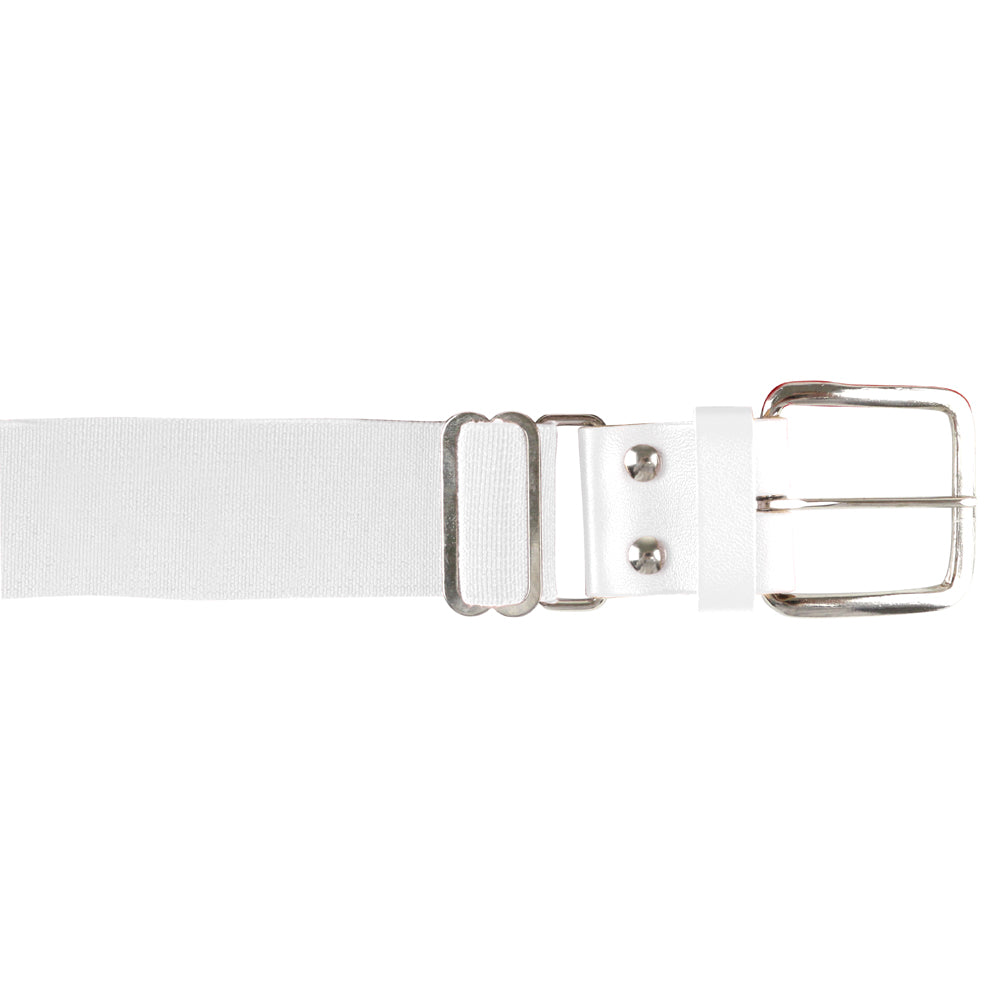Brute Baseball Belt - White - Youth - Youth 1-1/4"