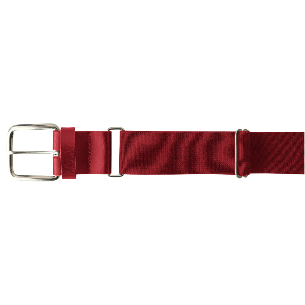 MVP Baseball Belt - Cardinal - Youth - Youth 1-1/4"