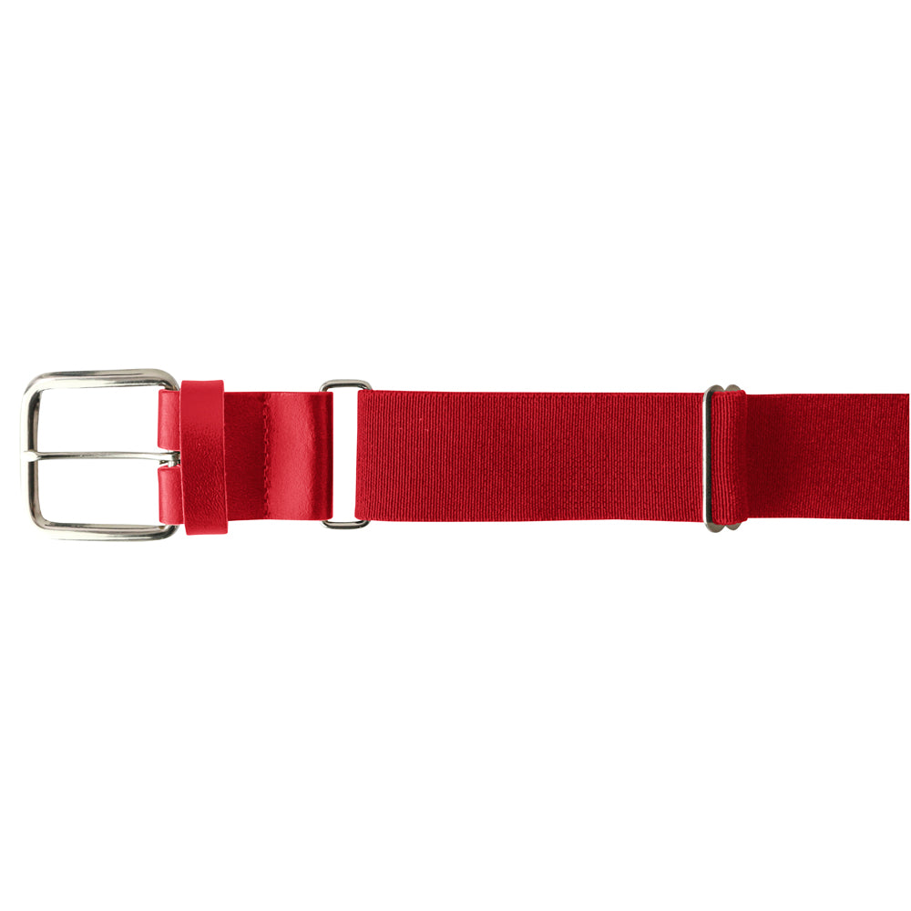 MVP Baseball Belt - Scarlet - Youth - Youth 1-1/4"