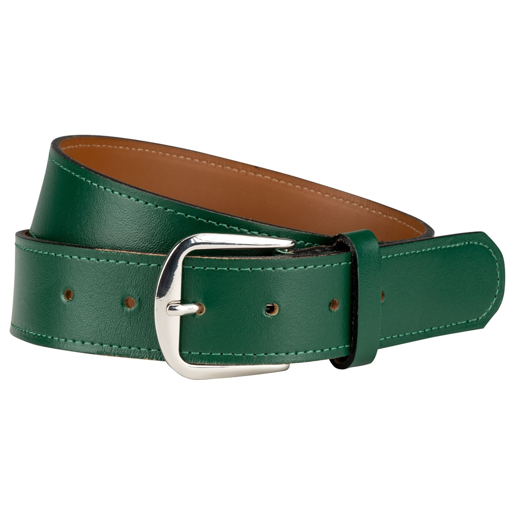 Genuine Bonded Leather Belt - Forest Green, 3X