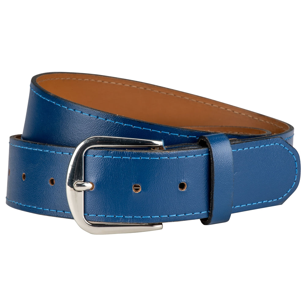 Genuine Bonded Leather Belt - Royal, Small