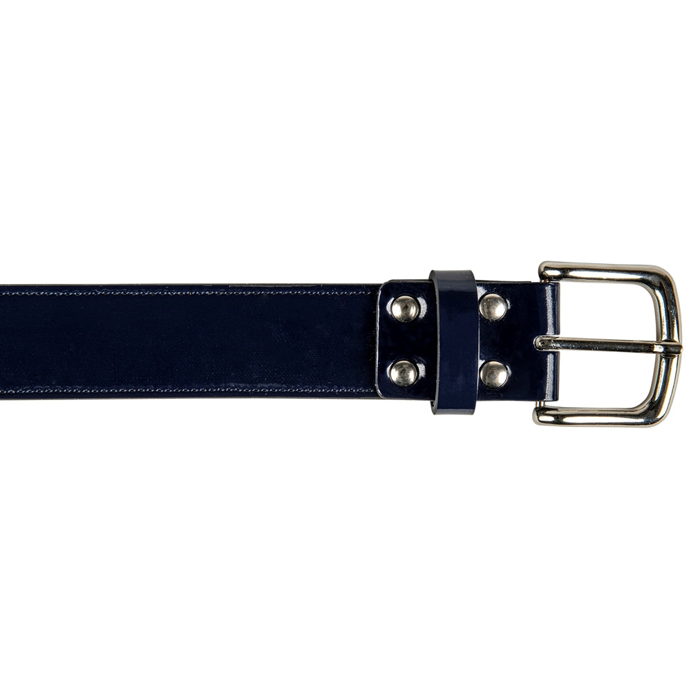Classic Patent Belt - Navy, Large
