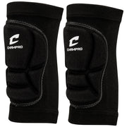High Compression/Low Profile Knee Pad - Black, Adult