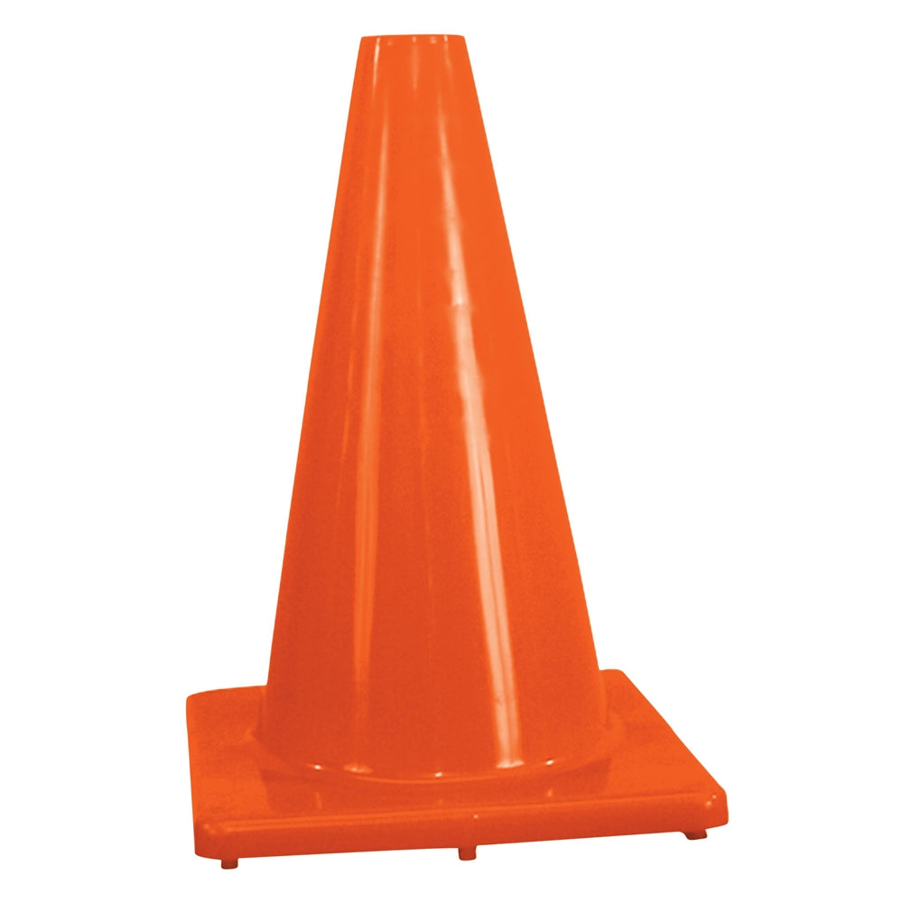 Heavy Weight Collapsible Cones - Orange, 12"