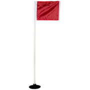 Corner Flags with Rubber Bases, Rubber Base 1/2" Diameter
