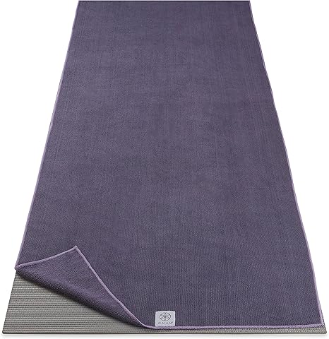 Gaiam Yoga Mat Towel Heron Lilac