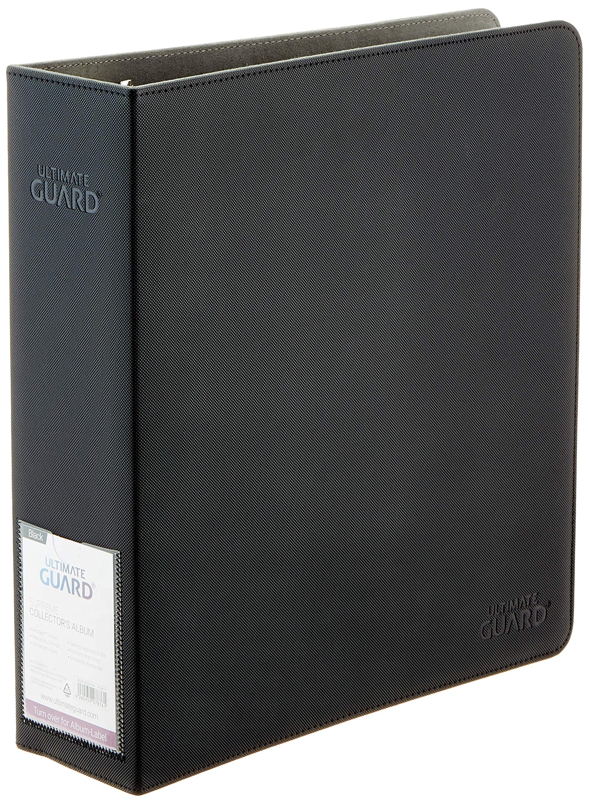 Ultimate Guard Collector's Album | Trading Card Collection Binder with Grey Xenoskin Cover & Reinforced 3 Heavy Duty D-Ring | Perfect for TCG Sleeves | Holder Album