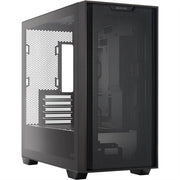 ASUS A21/BLK// Micro ATX Computer Case Steel / Plastic / Tempered Glass-Black