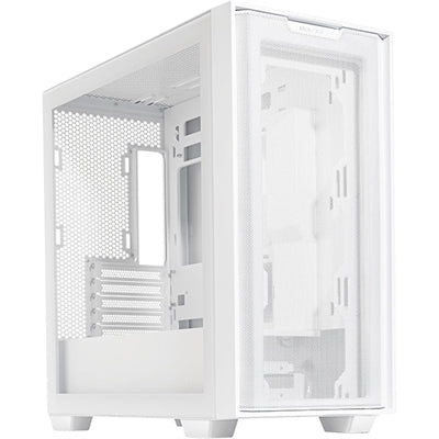 ASUS A21/WHT// Micro ATX Computer Case Steel / Plastic / Tempered Glass-White