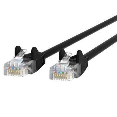 Belkin - A3L791B25-BLK-S 25 Ft. Cat 5E Black Patch Cable