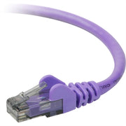 Belkin Cat. 6 UTP Patch Cable - RJ-45 Male - RJ-45 Male - 5ft - Purple