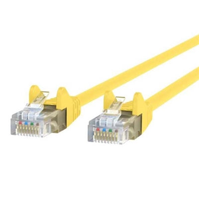 Belkin Cat6 Cable - RJ-45 Male - RJ-45 Male - 5ft - Yellow