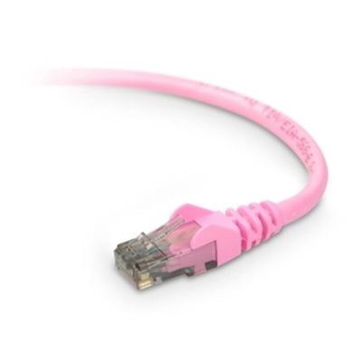 7Ft Cat6 Snagless Patch Cable, Utp, Pink Pvc Jacket, 23Awg, 50