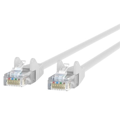 CABLE,CAT6,UTP,RJ45M/M,9',WHT,PATCH,SNAGLESS