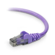 14Ft Cat6 Snagless Patch Cable, Utp, Purple Pvc Jacket, 23Awg, 50