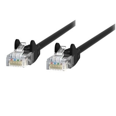Belkin Cat.6 UTP Patch Cable - RJ-45 Male - RJ-45 Male - 7ft - Black