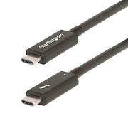 StarTech.com Thunderbolt 4 Certified Active Cable with 100W Power Delivery, 6.6 Ft - Black