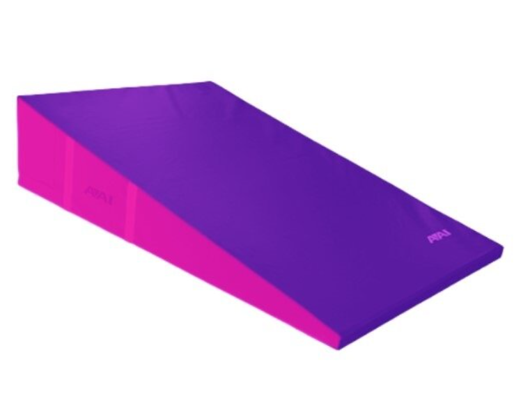 AAI Firm Foam Non-Folding Incline - 48" x 96" x 24" (121 x 244 x 61cm) - Purple/Pink