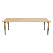 AS WE GROW Maple Tan Rectangular Adjustable Table - 30" x 72"