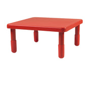 Value 28" Square Table Top - Candy Apple Red