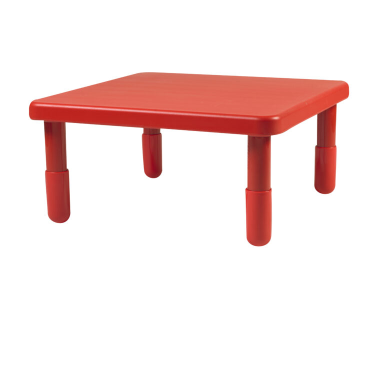 Value 28" Square Table Top - Candy Apple Red