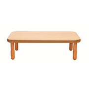 BASELINE 48" x 30" Rectangular Table - Natural Wood with 14" Legs