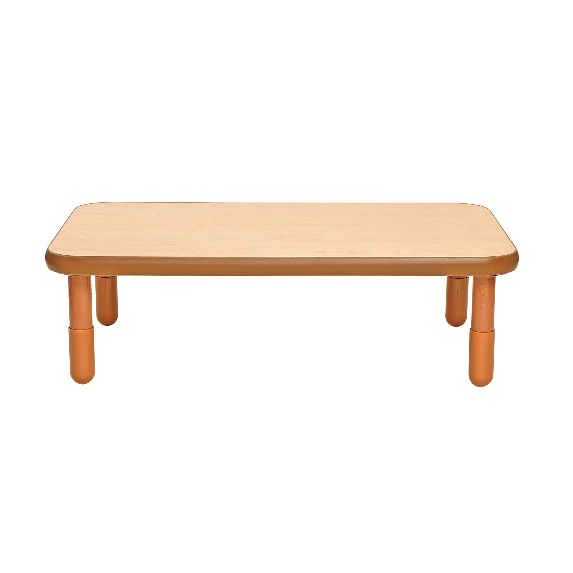BASELINE 72" x 30" Rectangular Table - Natural Wood with 14" Legs