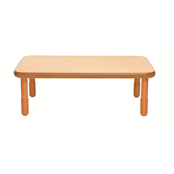BASELINE 48" x 30" Rectangular Table - Natural Wood with 16" Legs