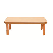 BASELINE 48" x 30" Rectangular Table - Natural Wood with 16" Legs