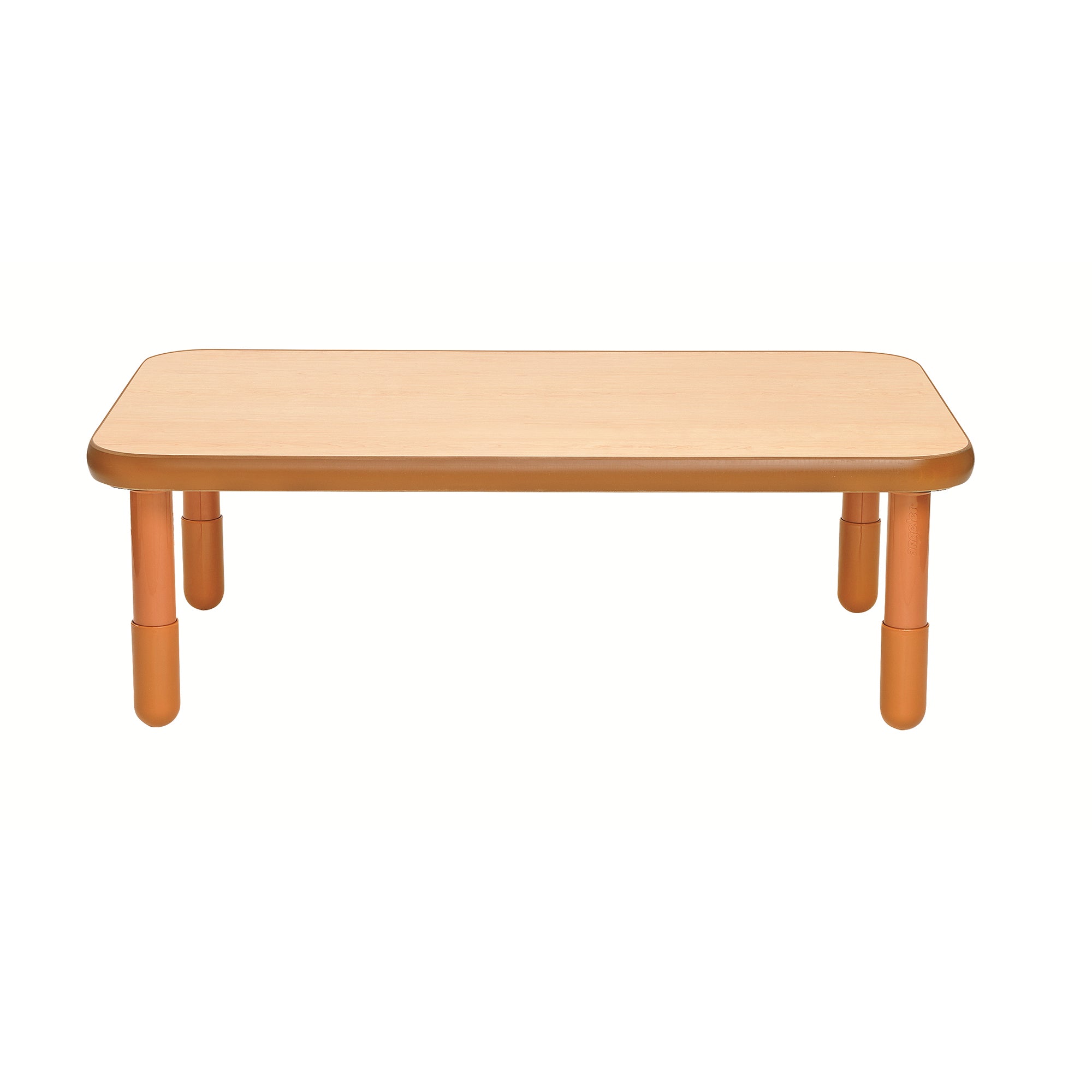 BASELINE 48" x 30" Rectangular Table - Natural Wood with 16" Legs