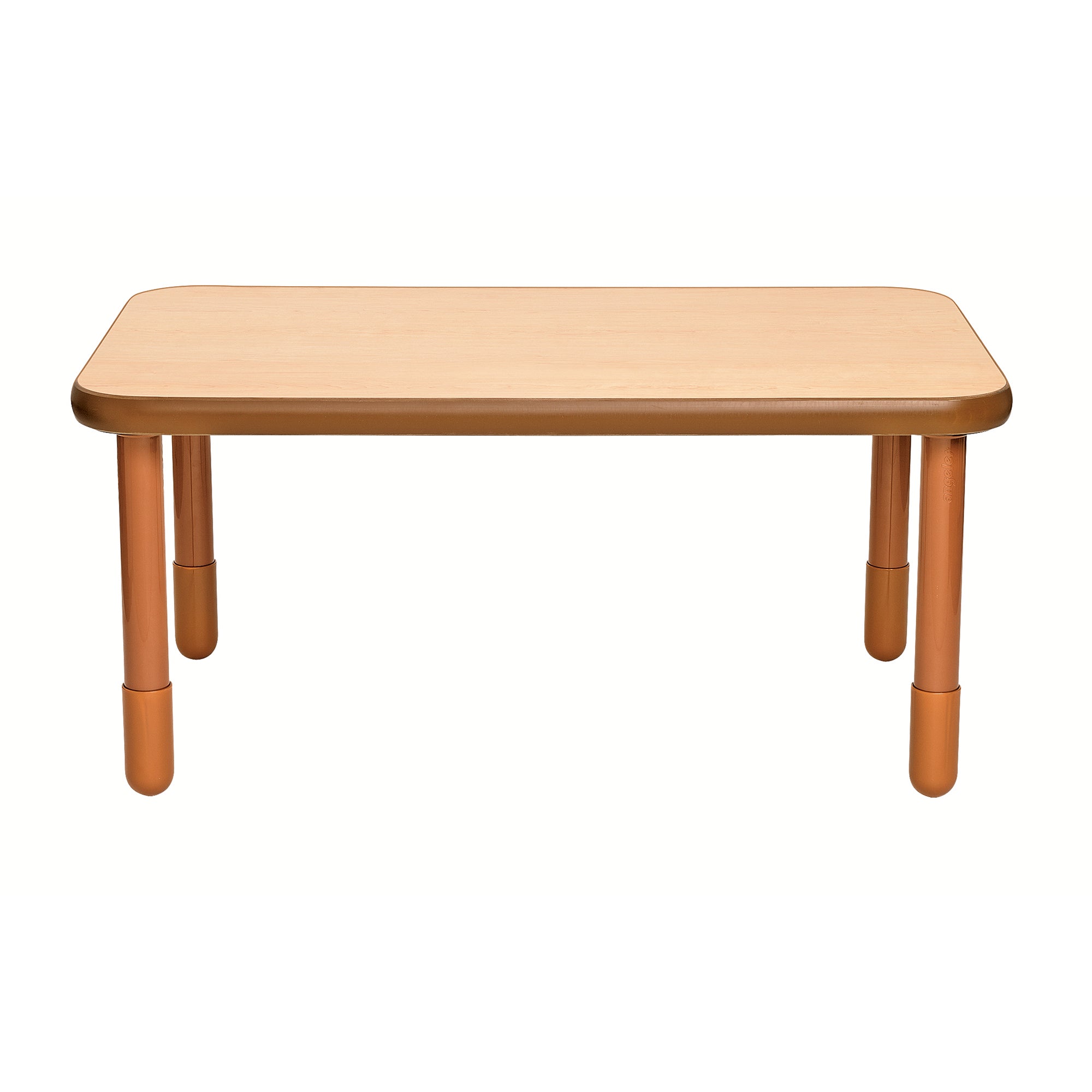 BASELINE 48" x 30" Rectangular Table - Natural Wood with 22" Legs