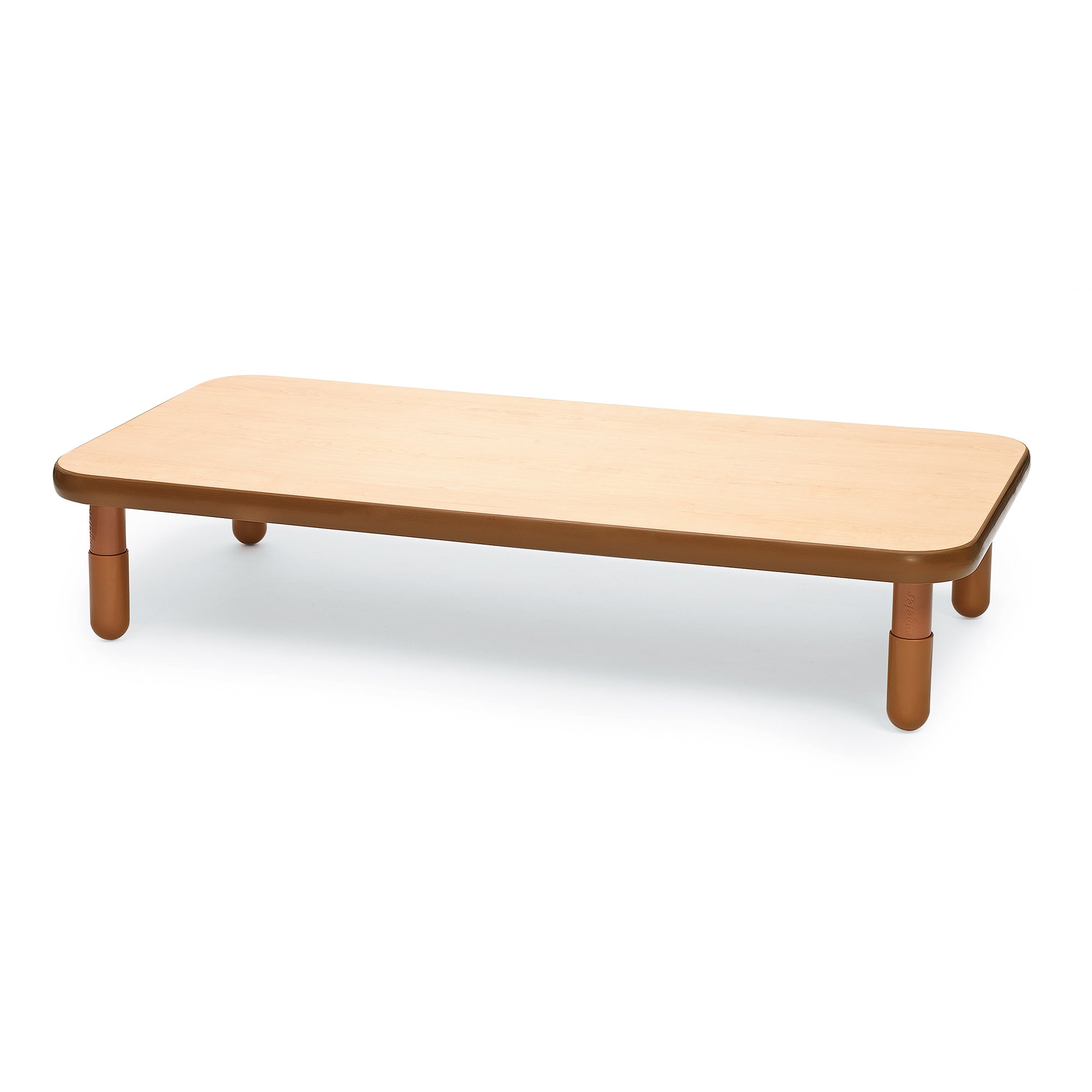 BASELINE 60" x 30" Rectangular Table - Natural Wood with 12" Legs