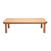BASELINE 60" x 30" Rectangular Table - Natural Wood with 16" Legs