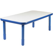 BASELINE 60" x 30" Rectangular Table - Royal Blue with 22" Legs