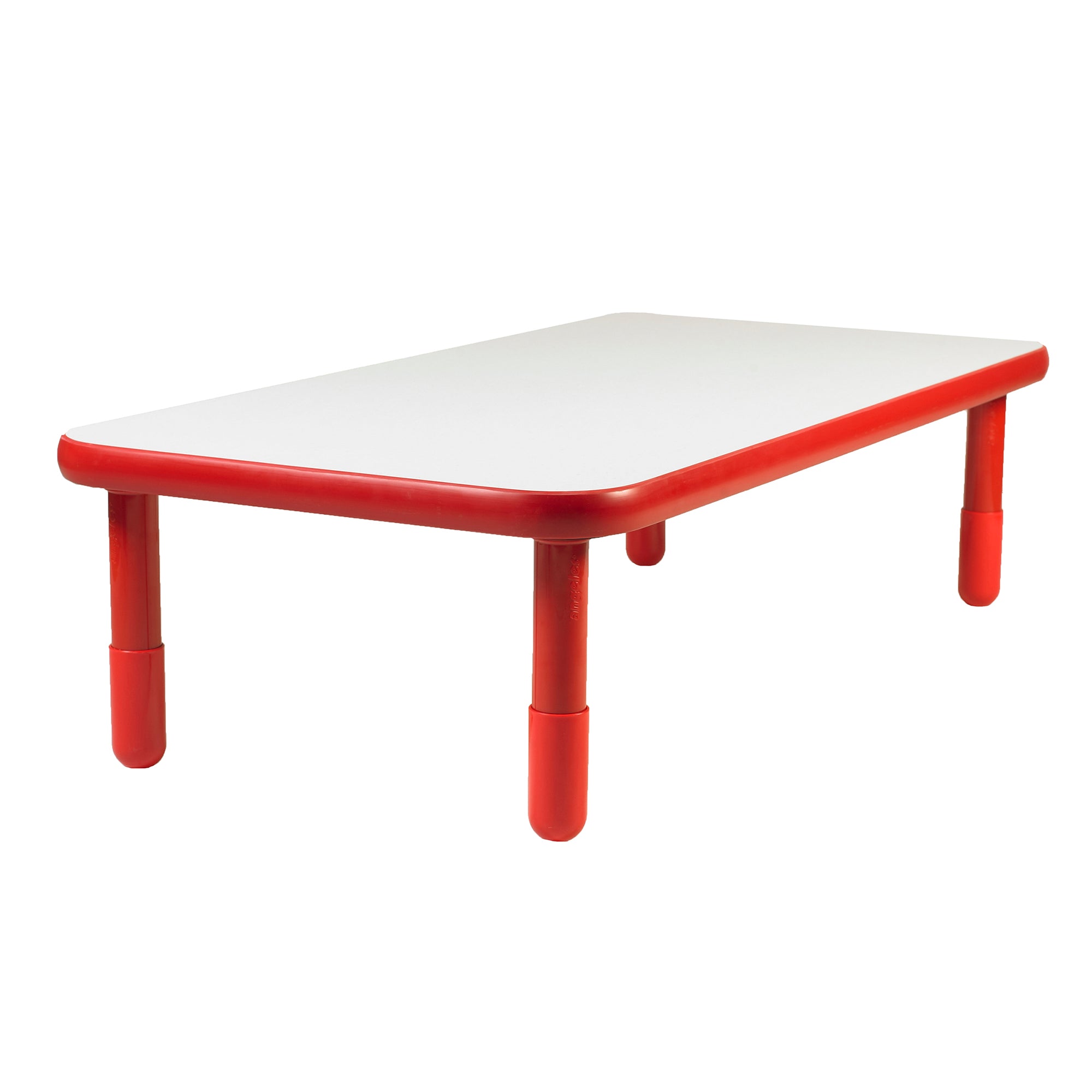 BASELINE 60" x 30" Rectangular Table - Candy Apple Red with 16" Legs