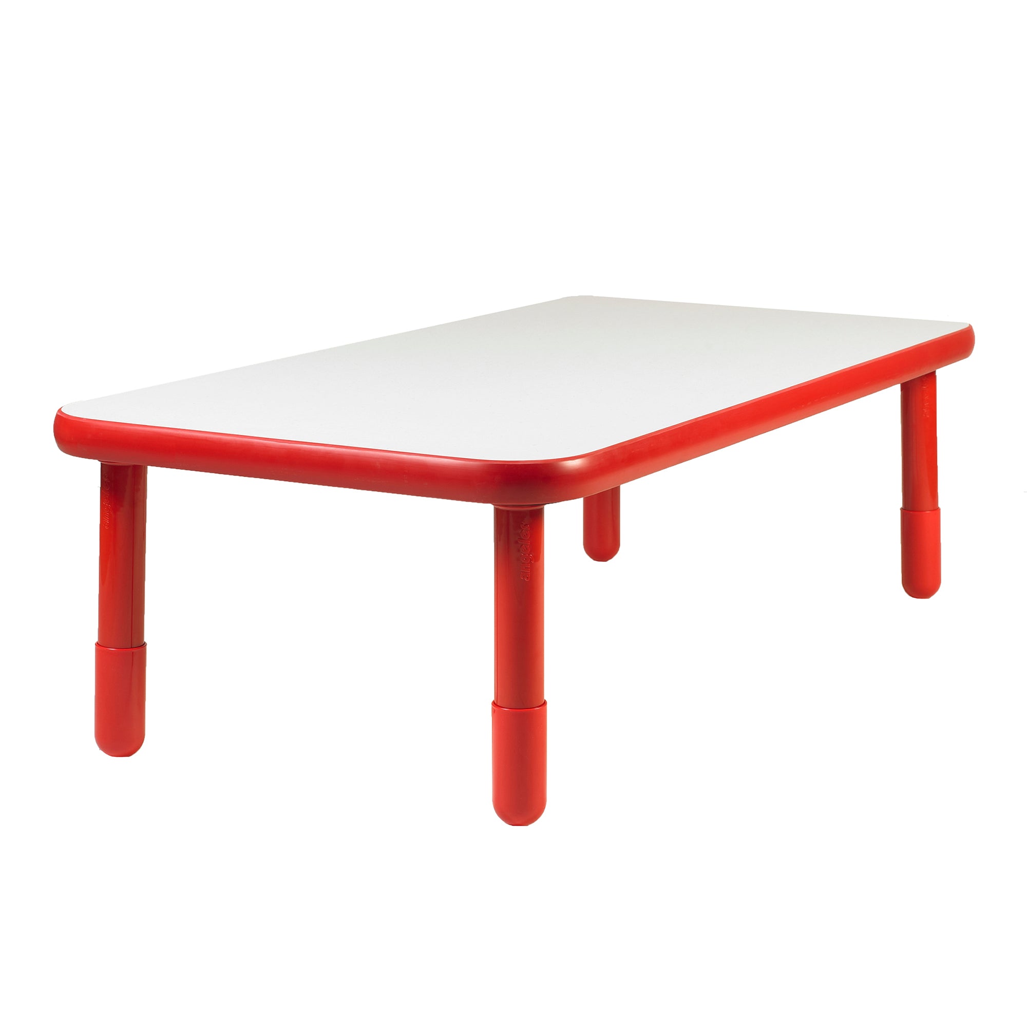 BASELINE 60" x 30" Rectangular Table - Candy Apple Red with 18" Legs