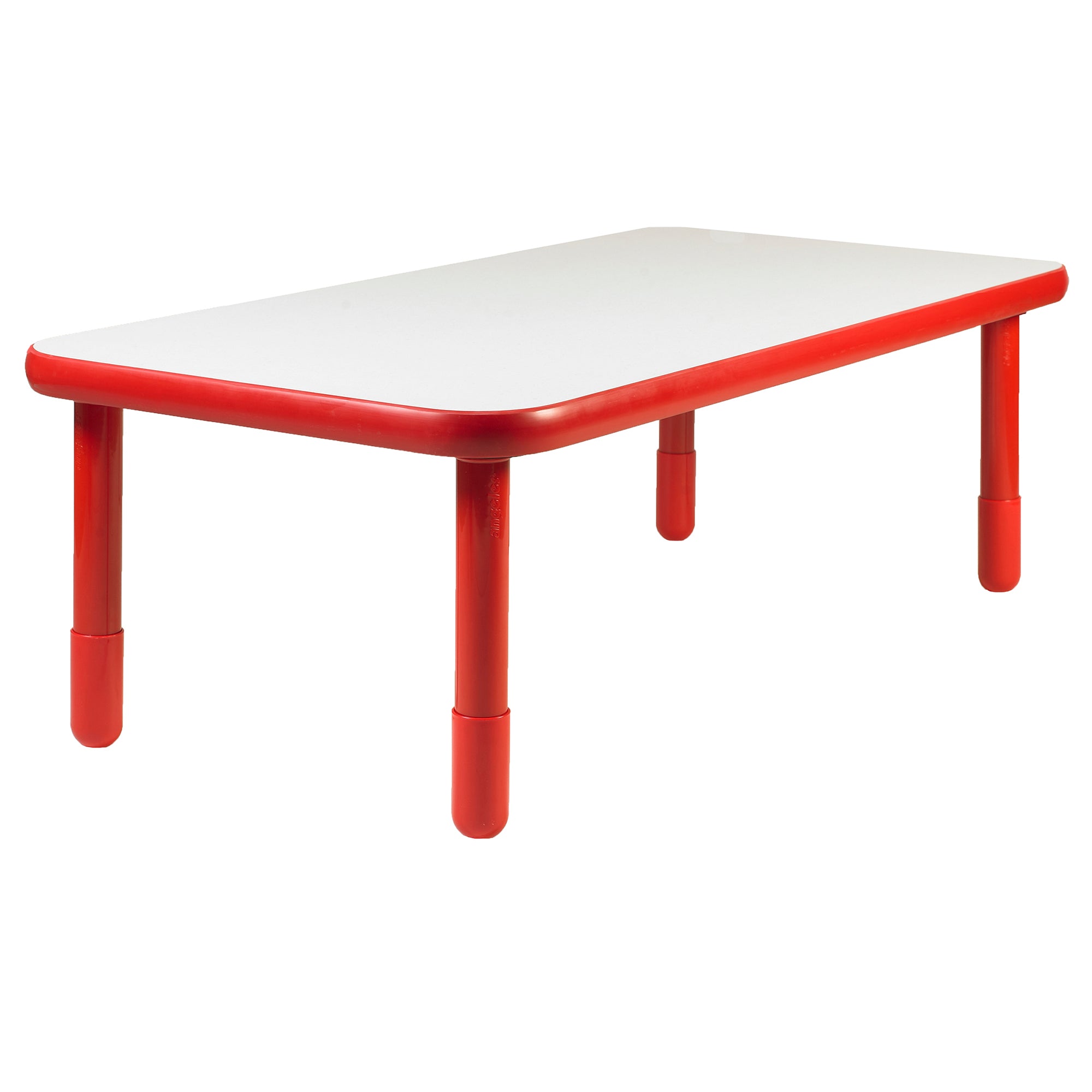 BASELINE 60" x 30" Rectangular Table - Candy Apple Red with 20" Legs