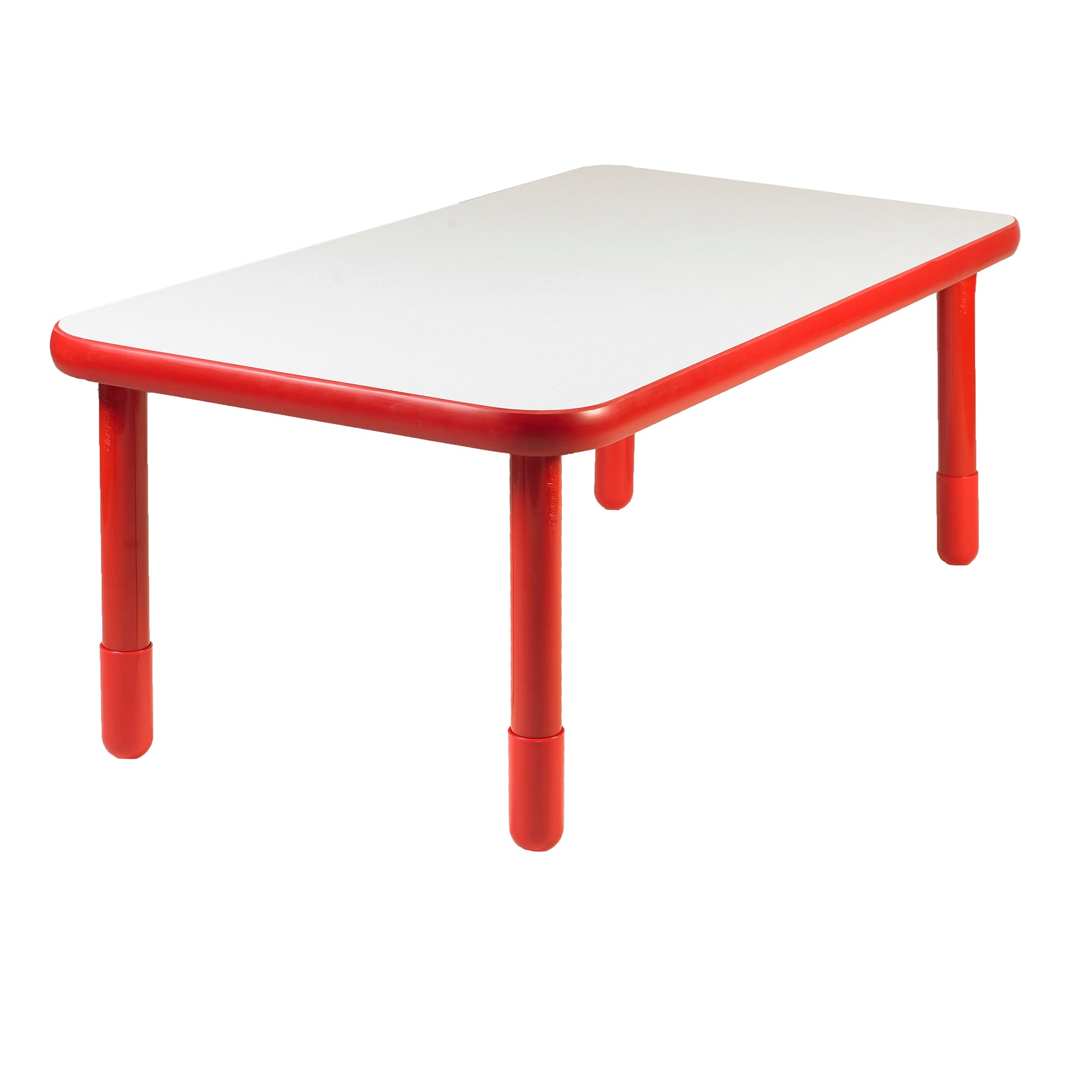 BASELINE 60" x 30" Rectangular Table - Candy Apple Red with 22" Legs
