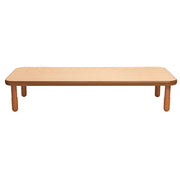 BASELINE 72" x 30" Rectangular Table - Natural Wood with 14" Legs