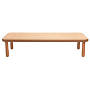 BASELINE 72" x 30" Rectangular Table - Natural Wood with 16" Legs