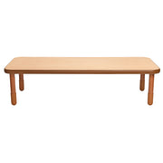 BASELINE 72" x 30" Rectangular Table - Natural Wood with 18" Legs