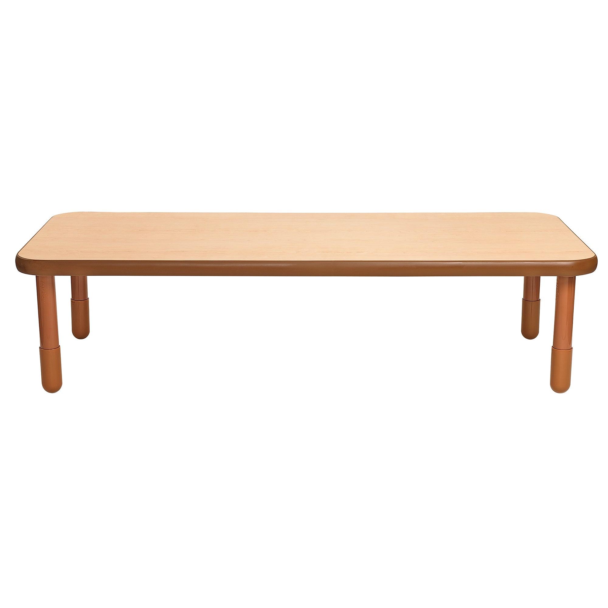 BASELINE 72" x 30" Rectangular Table - Natural Wood with 18" Legs