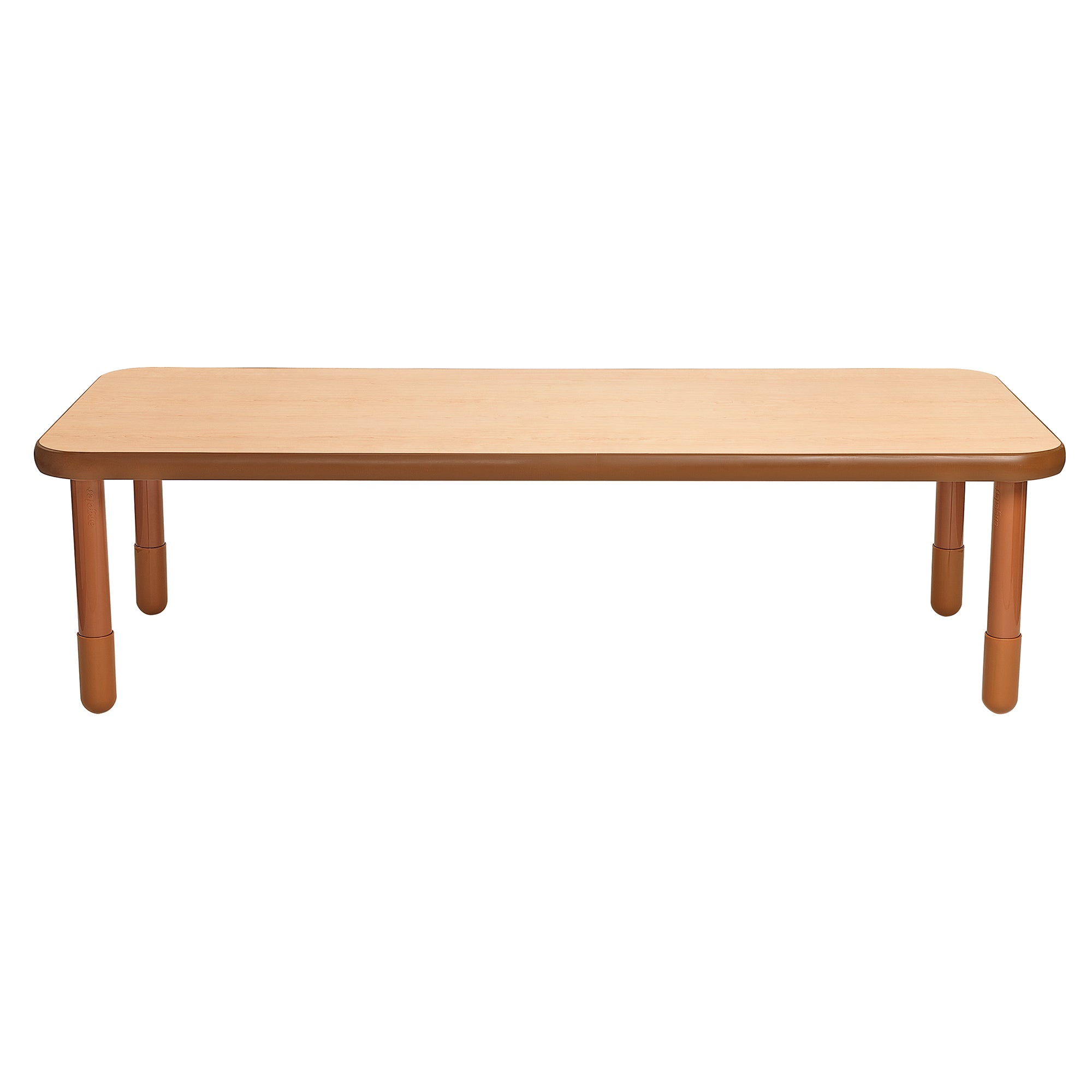 BASELINE 72" x 30" Rectangular Table - Natural Wood with 20" Legs