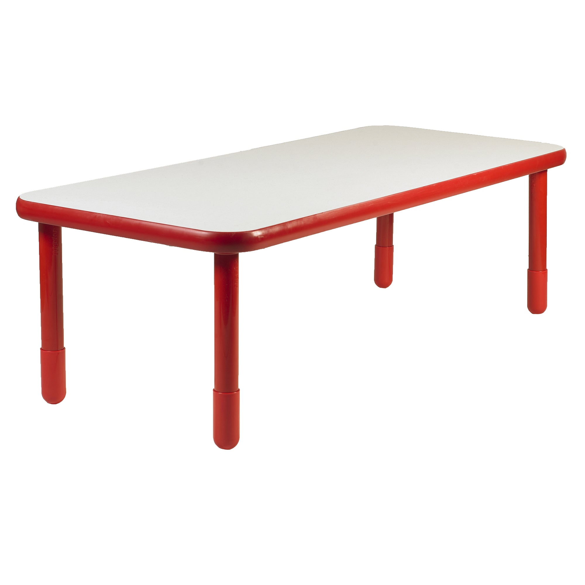 BASELINE 72" x 30" Rectangular Table - Candy Apple Red with 22" Legs
