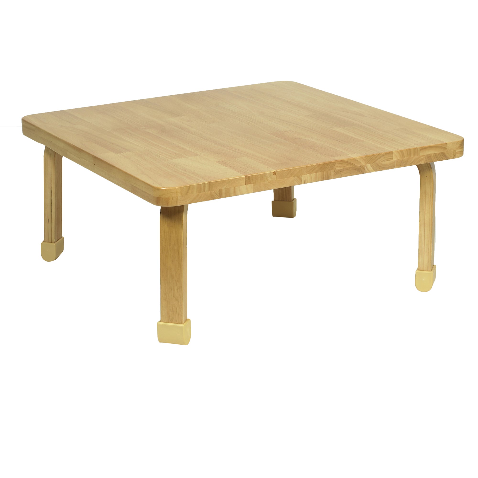 Square NaturalWood Table Top with 14" Legs