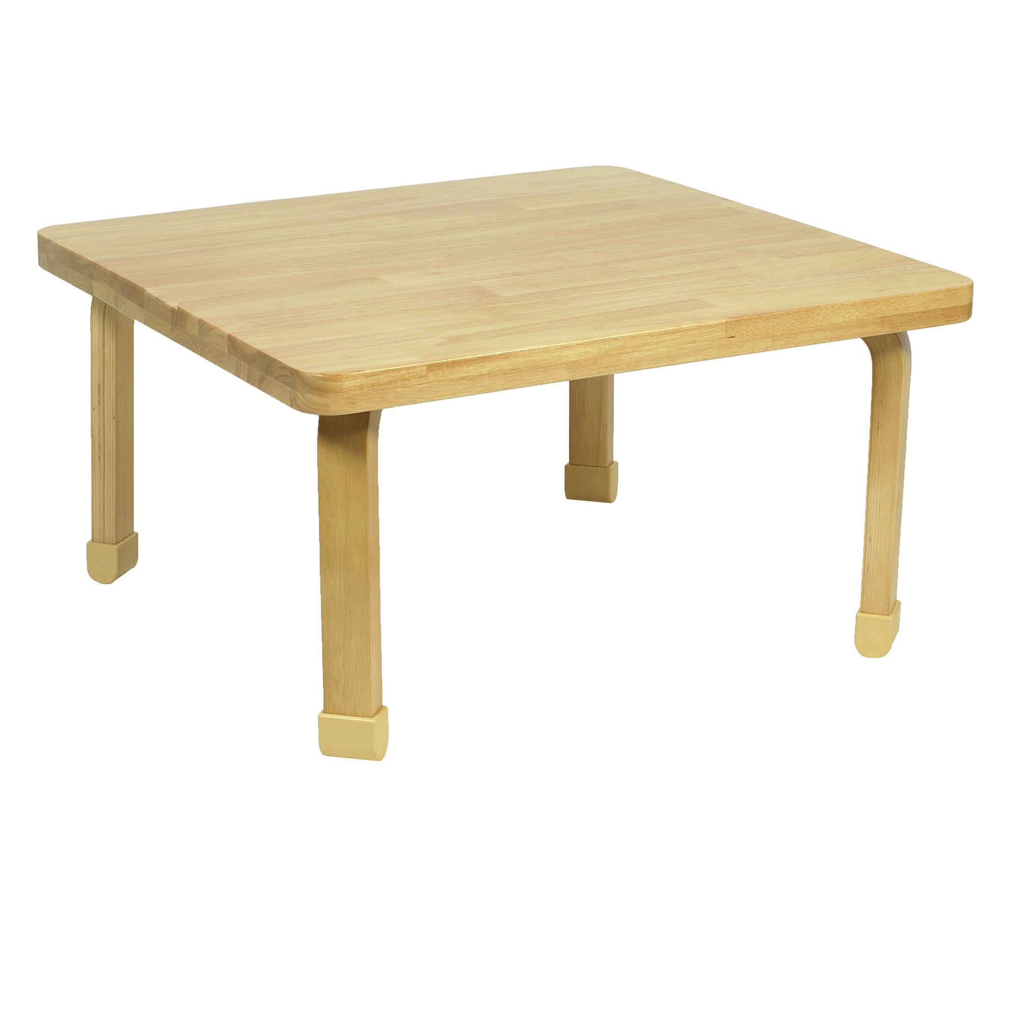 Square NaturalWood Table Top with 16" Legs