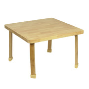 Square NaturalWood Table Top with 20" Legs