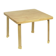 Square NaturalWood Table Top with 22" Legs