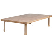 Rectangle NaturalWood Table Top with 12" Legs