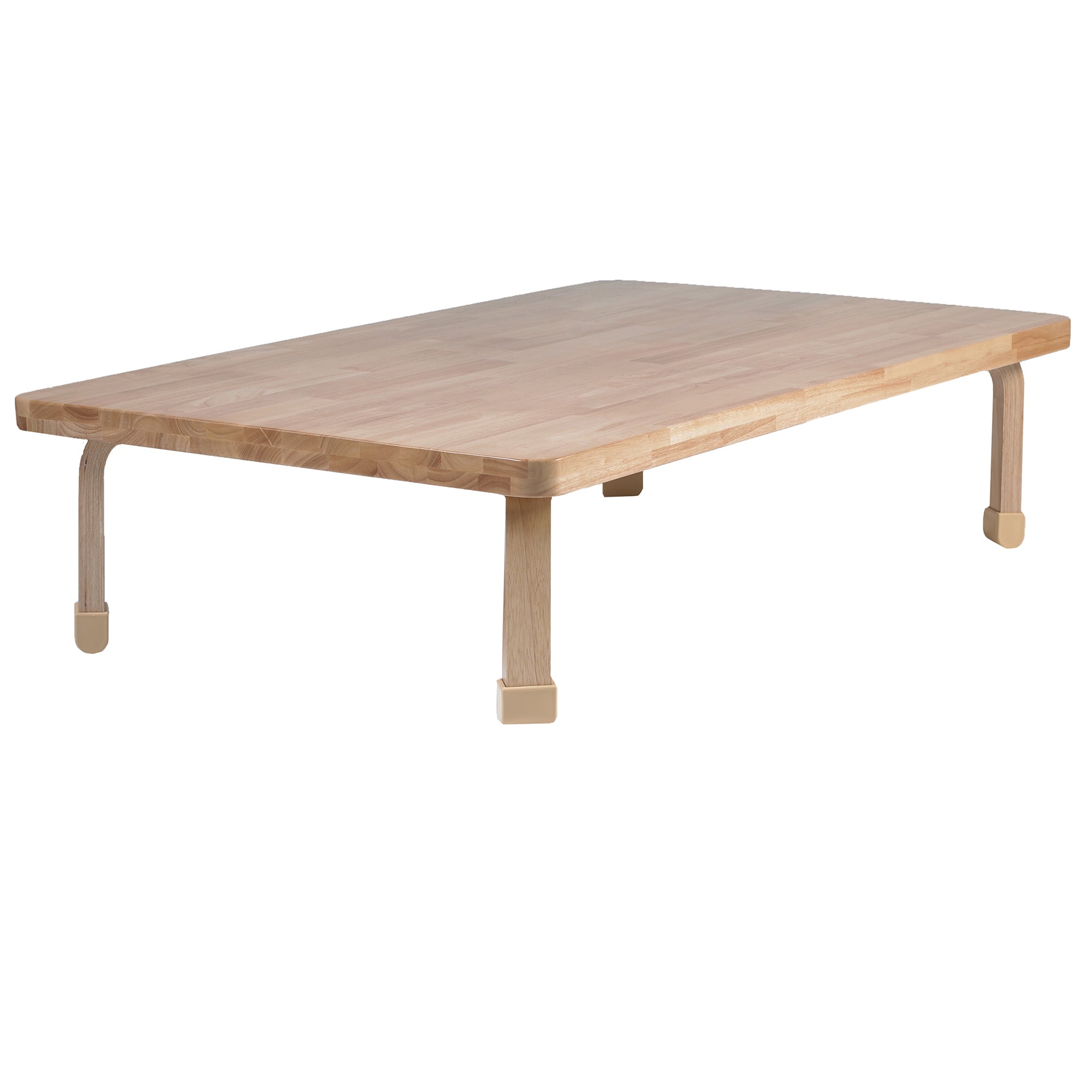 Rectangle NaturalWood Table Top with 12" Legs